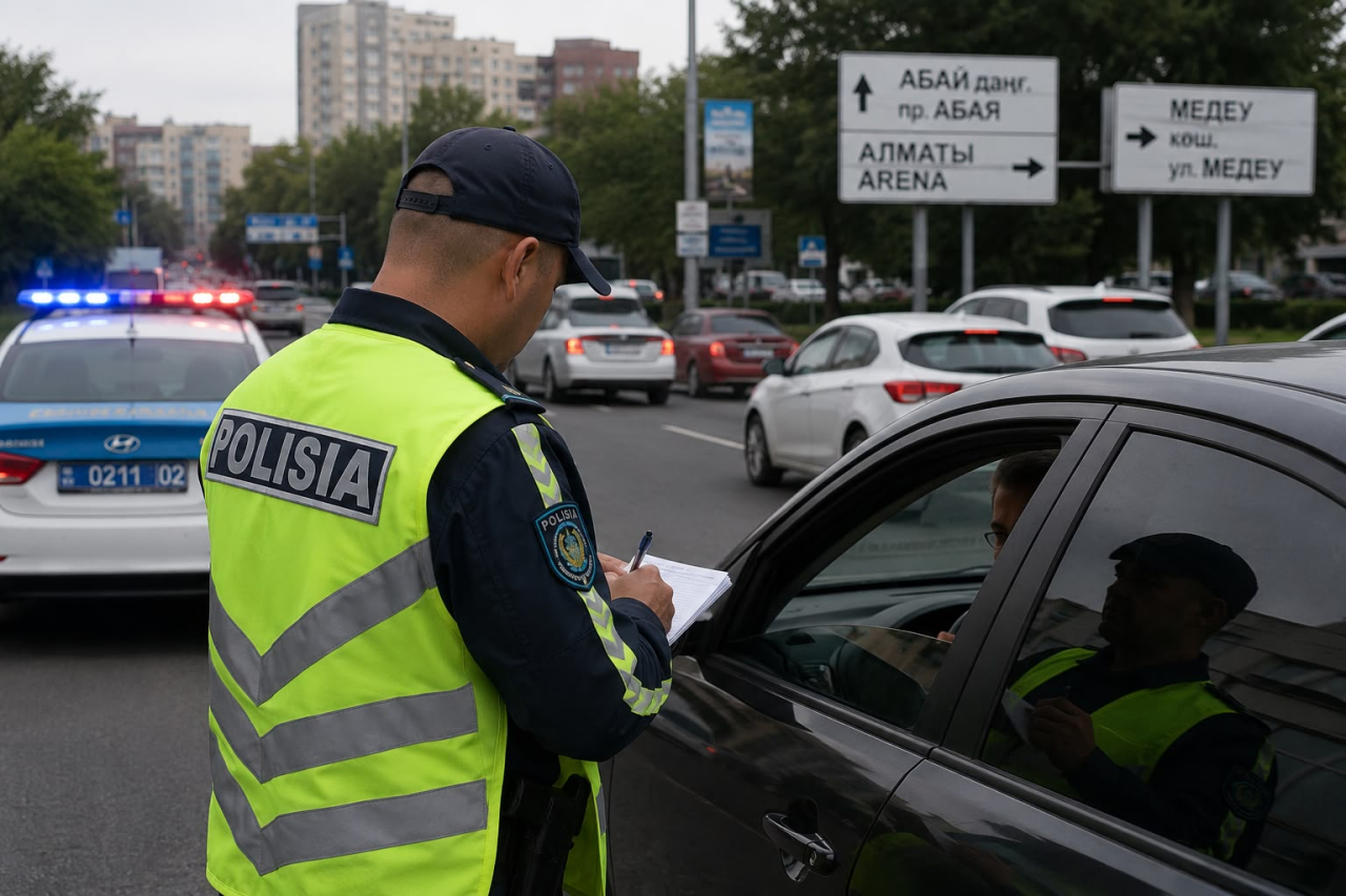 «Шашки», встречка и пьяные за рулем: более 2 тысяч нарушений выявили в Алматы