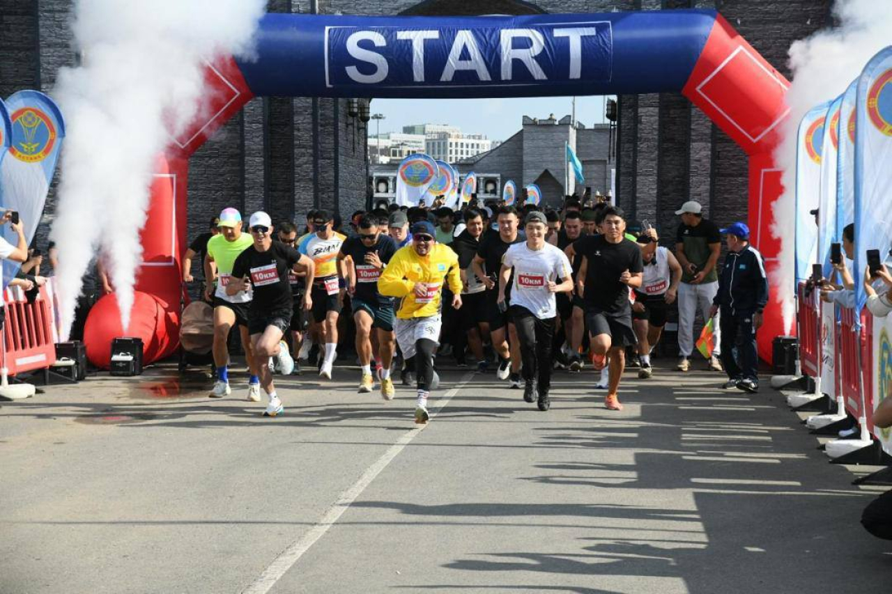 Легкоатлетический забег прошел в Триатлон-парке Астаны