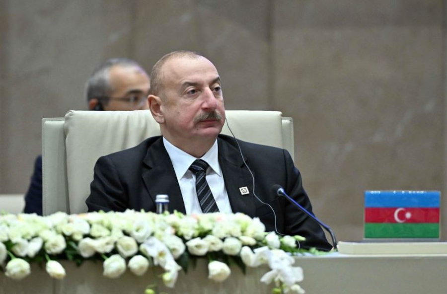 Ильхам Алиев дал интервью Kazinform