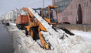 Больше 42 тысяч кубометров снега вывезли за ночь из столицы