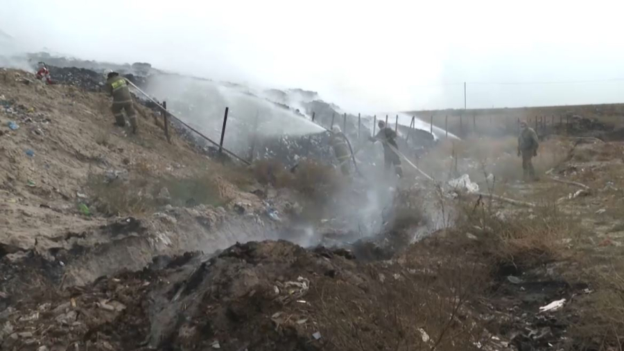 Алматы облысындағы полигон өрті 15 гектарға жетті