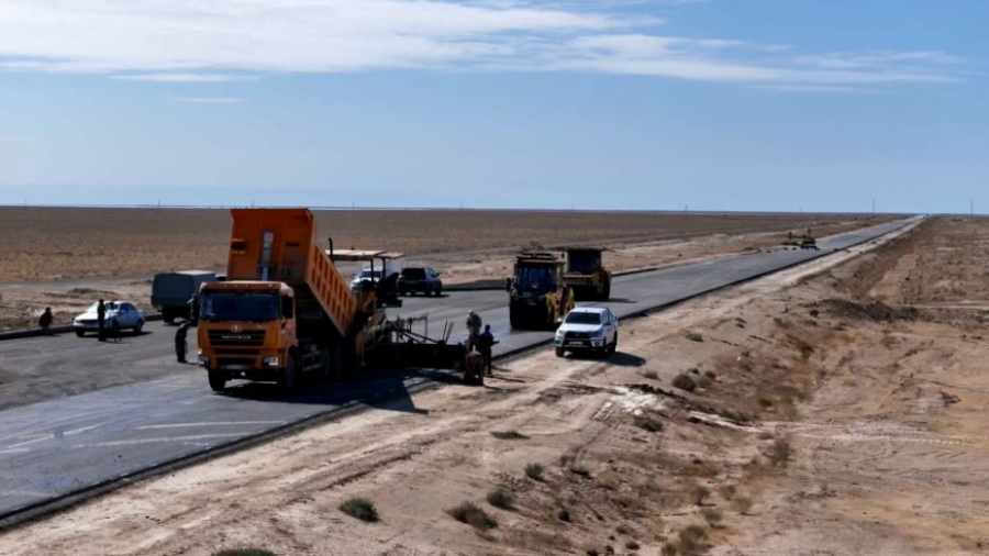 Ремонт дороги на участке «Темір Баба» начали в Мангистауской области