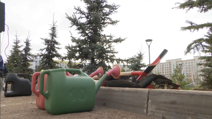 «Таза Қазақстан»: Мәжіліс депутаттары 140 түп ағаш екті