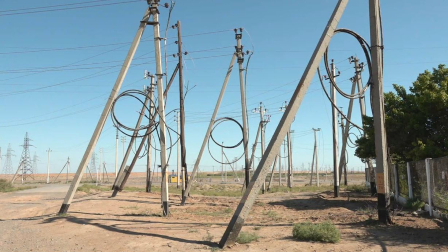 Атырау облысындағы Азғыр өңіріне жаңадан электр желісі тартылады
