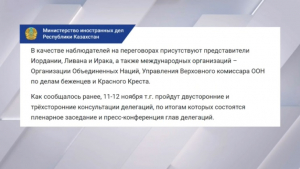 22-й раунд переговоров по Сирии стартовал в Астане