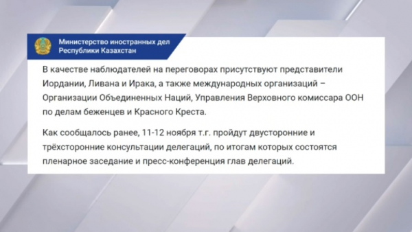 22-й раунд переговоров по Сирии стартовал в Астане