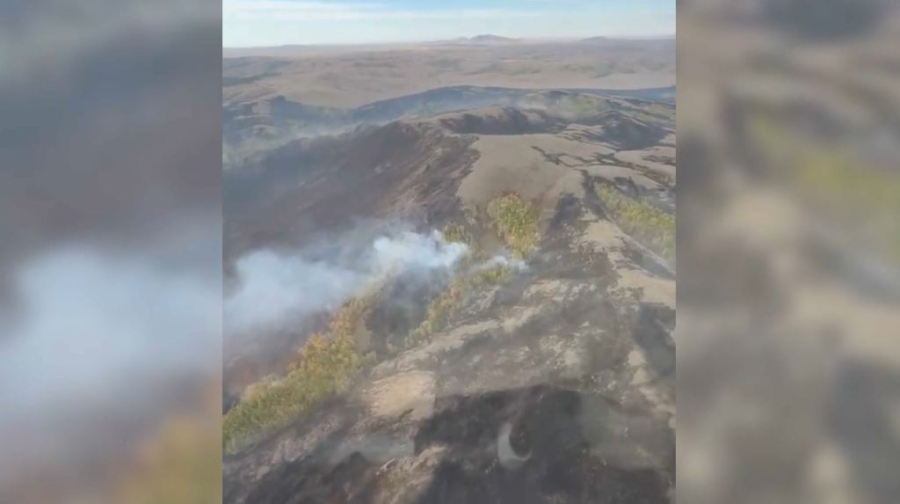 Пожар в Баянауле локализован