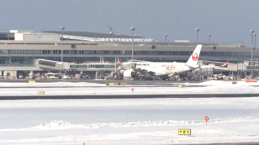 Снегопад вызвал транспортный коллапс в Японии