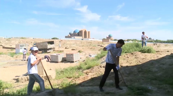 Түркістанда экоакция кезінде 300 тонна қоқыс шығарылды