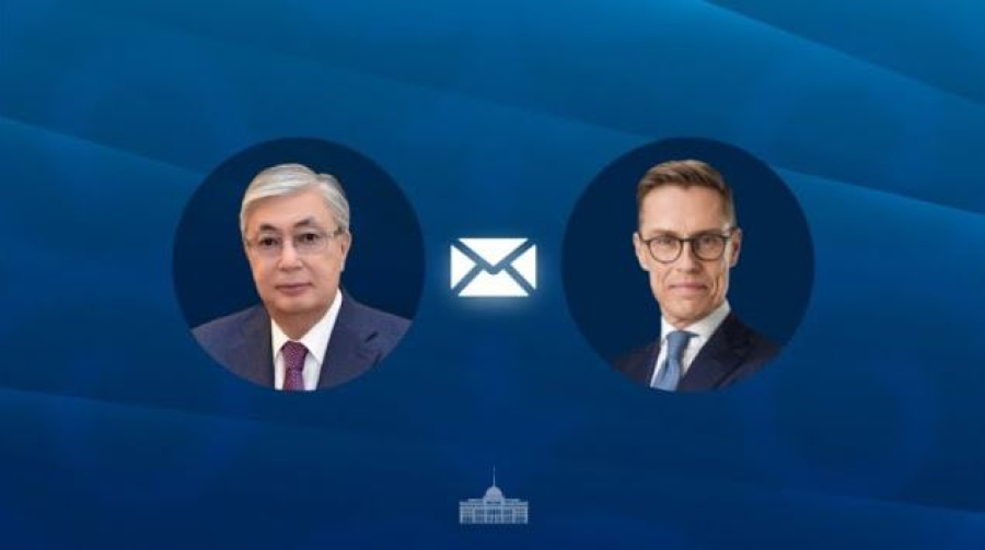 Мемлекет басшысы Финляндия президентін құттықтады