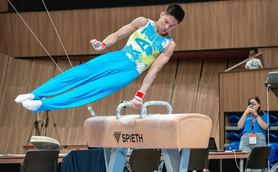 Казахстанский гимнаст стал бронзовым призером этапа Кубка мира в Баку