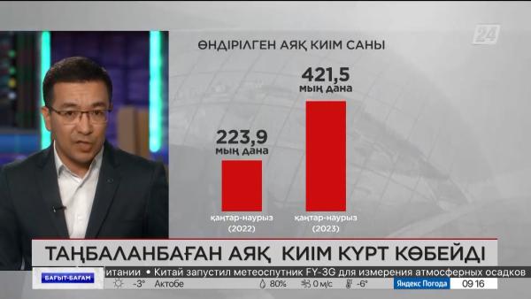 Таңбаланған аяқ киім күрт көбейді | Бағыт-бағам