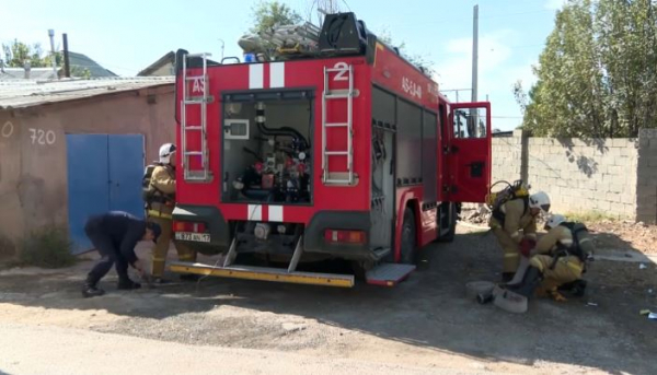 Шымкентте өрт сөндірушілердің оқу-жаттығу жиыны өтті