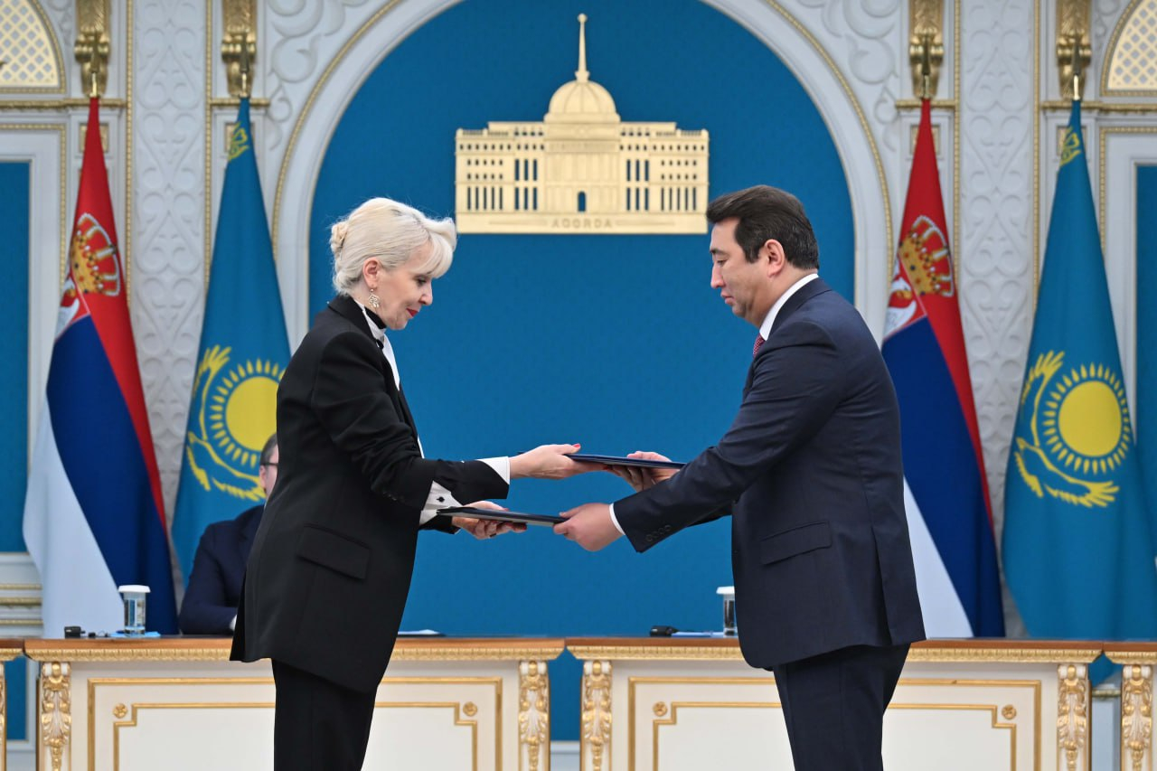 Касым-Жомарт Токаев и Александр Вучич приняли Совместное заявление