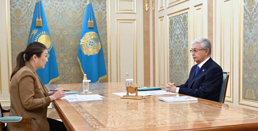 Мемлекет басшысы Бала құқықтары жөніндегі уәкілді қабылдады