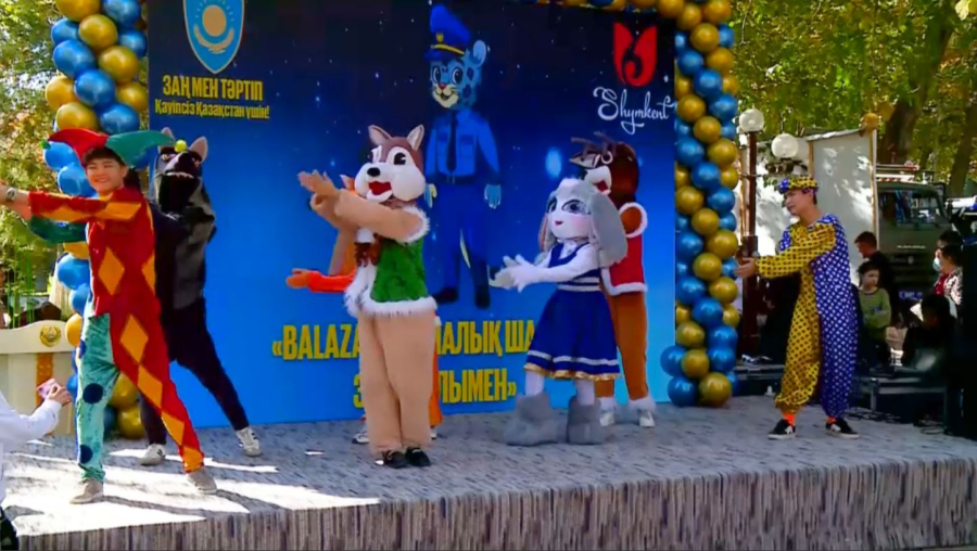 Шымкенттік полицейлер балаларға құқықтық тәрбие беру мақсатында мультфильм шығарды