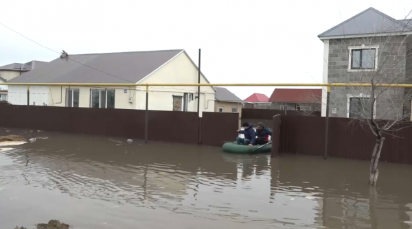 Теректі ауданында екі ауыл суға кетіп жатыр