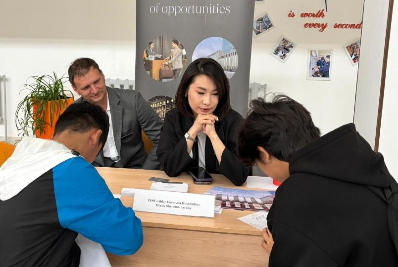 На базе колледжа в Астане прошла ярмарка вакансий