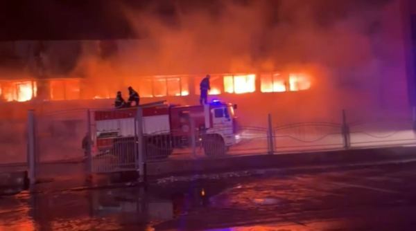 Семейде киім базары өртенді