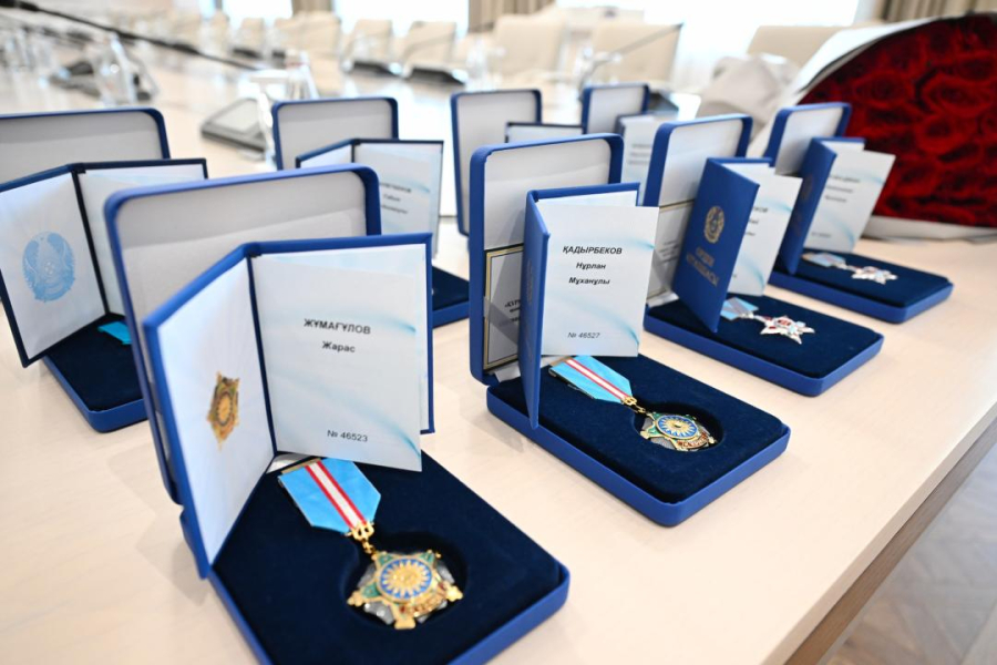 Строителям вручили госнаграды в Алматы