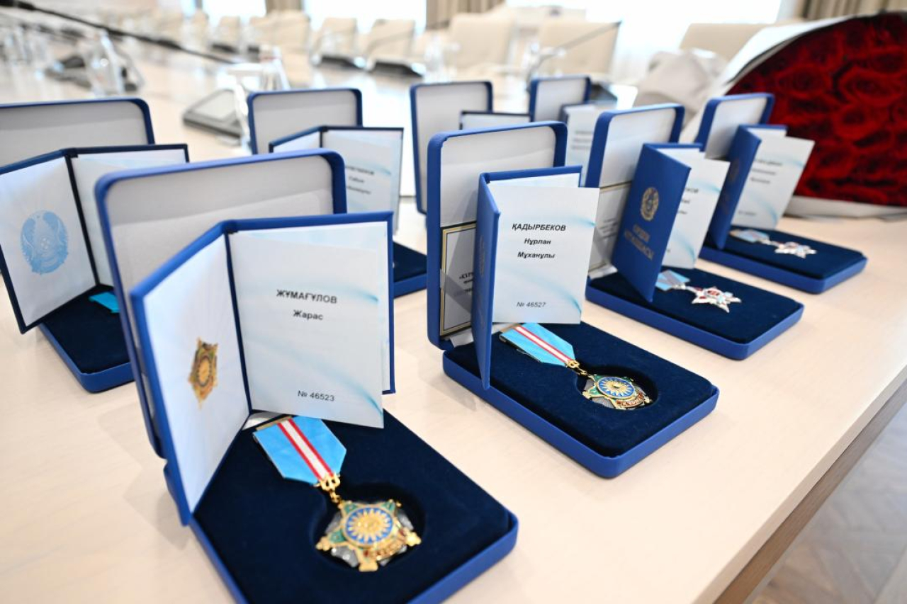 Строителям вручили госнаграды в Алматы