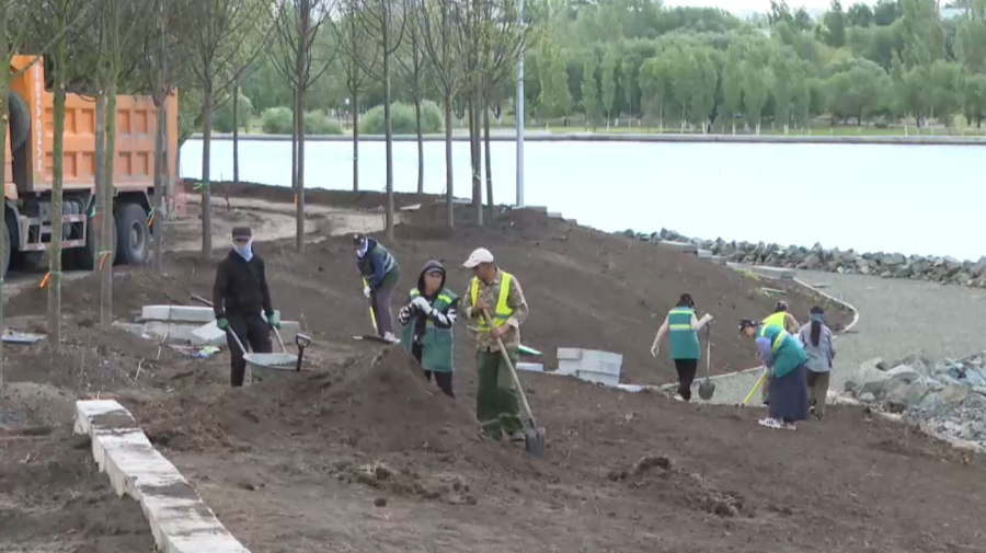 Реконструкцию набережной в Астане планируют завершить до конца года