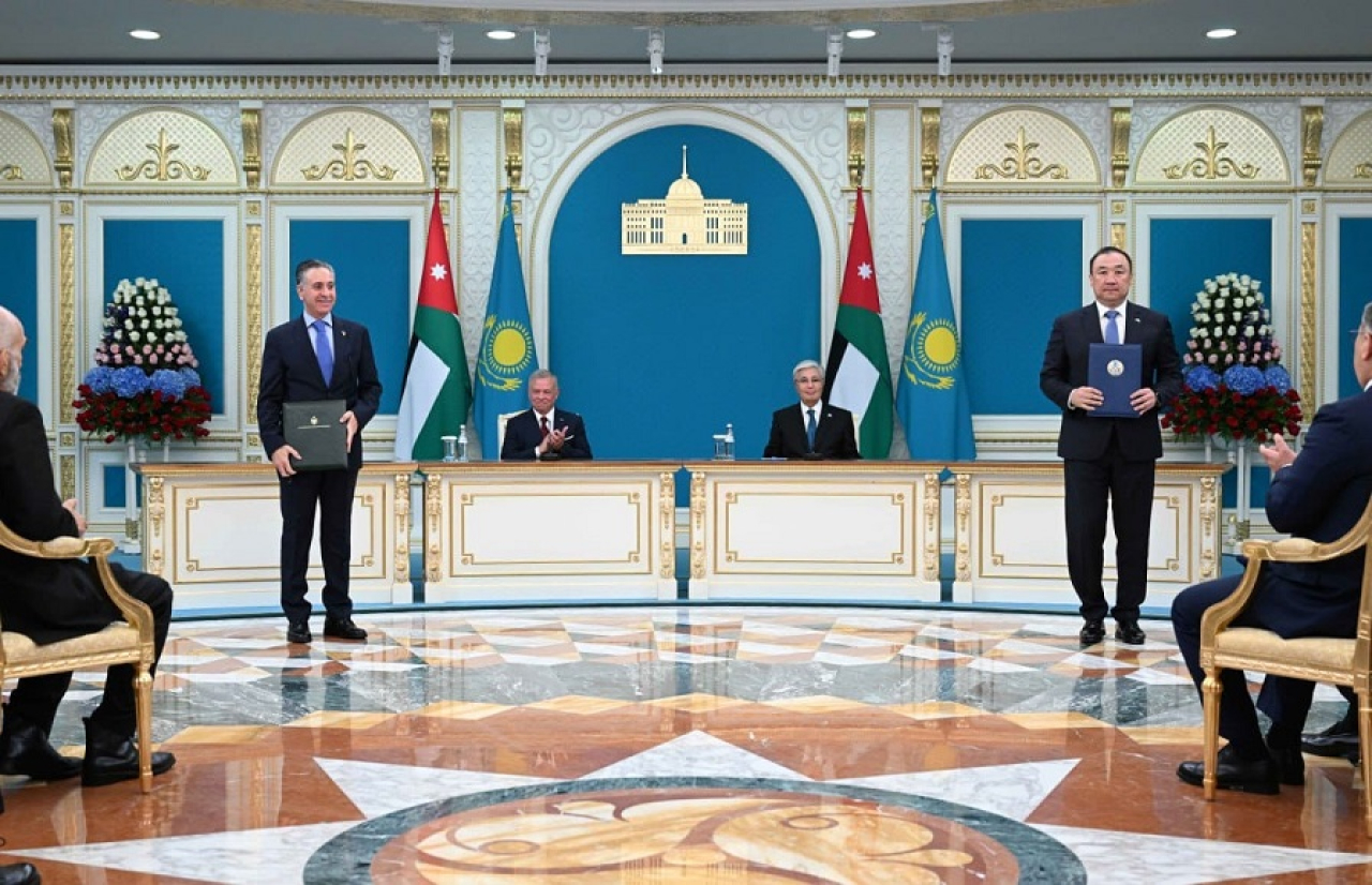Казахстан и Иордания обменялись подписанными документами