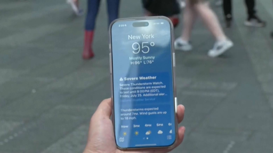 Экстремальная жара накрыла Нью-Йорк