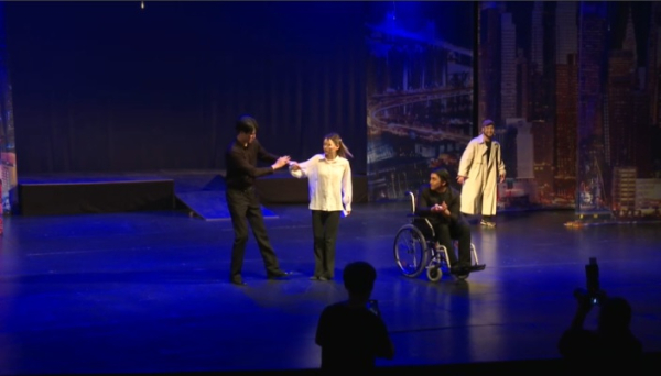 Инклюзивный театр «Қанаттылар» представил драму «Две судьбы – одна жизнь»