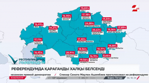 Референдумда Қарағанды халқы белсенді