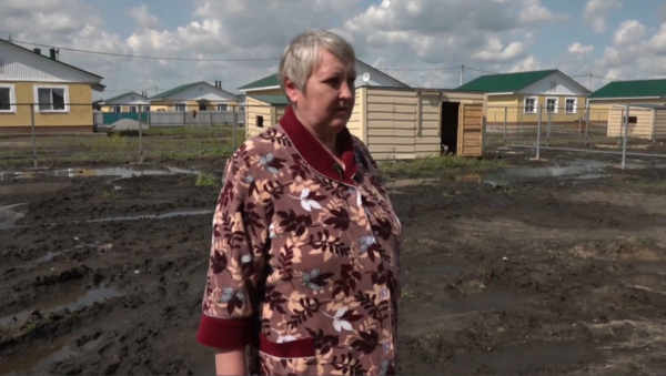 Петропавлда судан зардап шеккендерге арнап салынған шағын ауданда суағар жоқ