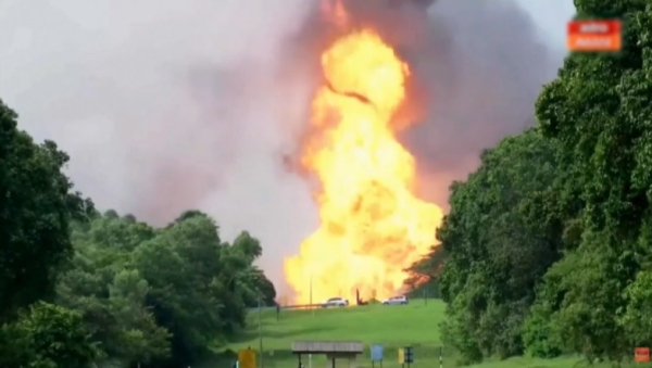 Взрыв на газопроводе в Малайзии: пострадали 33 человека