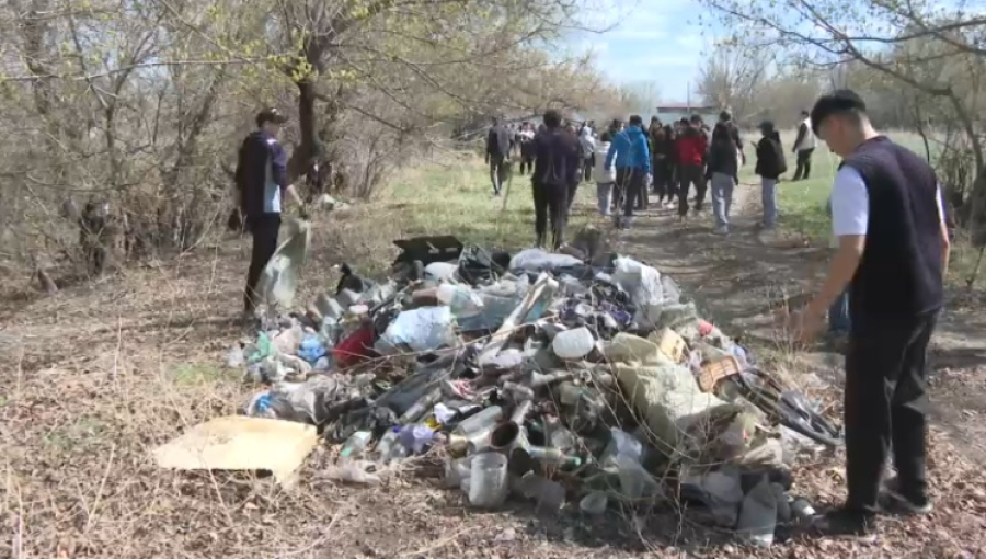 Экоактивисты провели акцию «Чистый четверг» в Семее