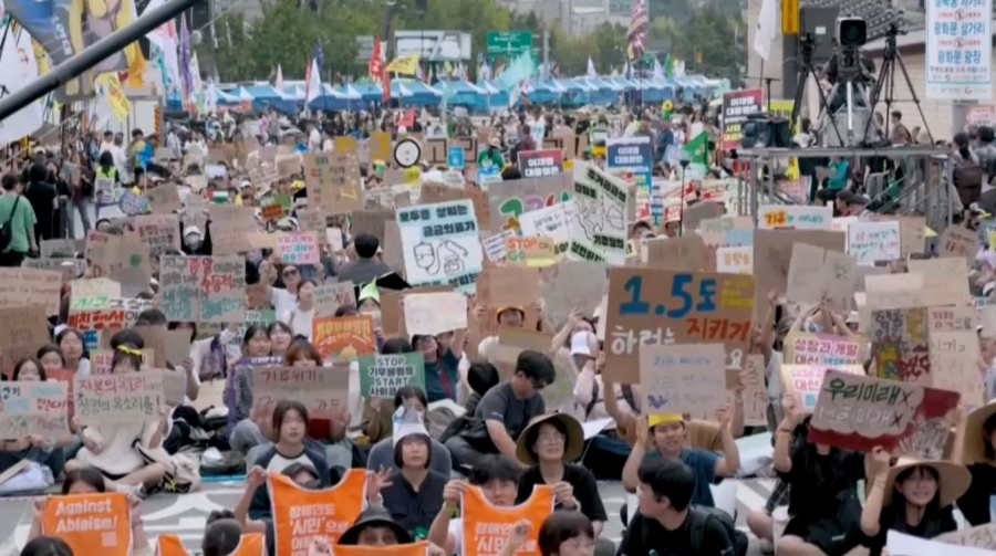 Корейские экоактивисты против Трампа
