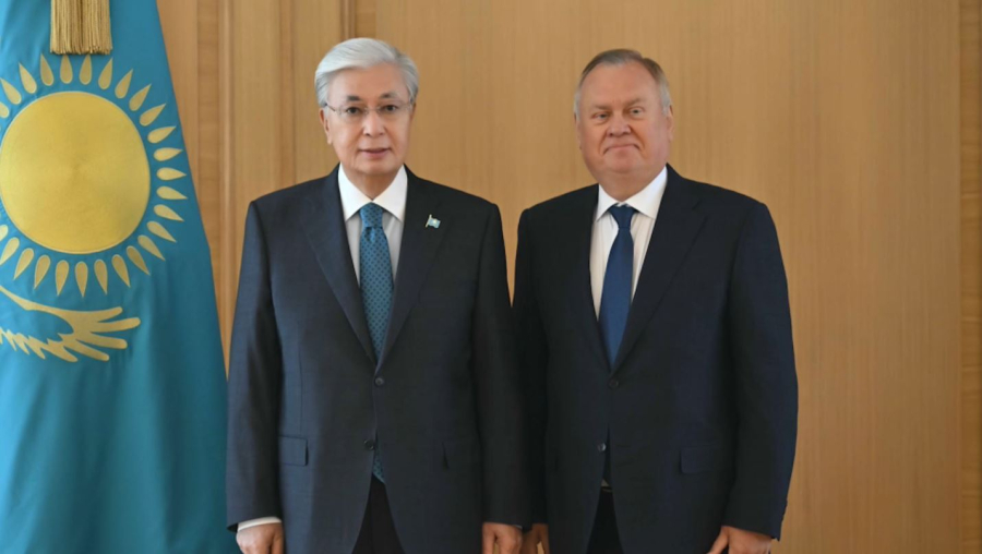 Қасым-Жомарт Тоқаев ВТБ Банкі Басқарма төрағасын қабылдады