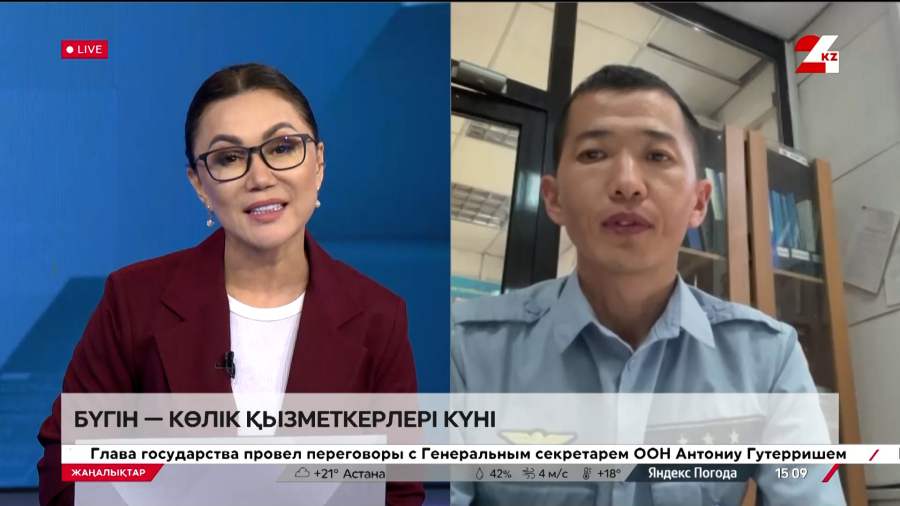 Көлік қызметкерлері күні. Серік Ізтелеуов