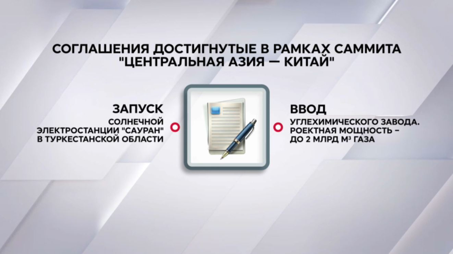 Ряд ключевых соглашений подписал Казахстан с КНР