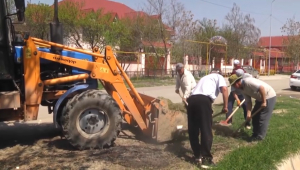 Масштабные работы по благоустройству развернули в Туркестанской области