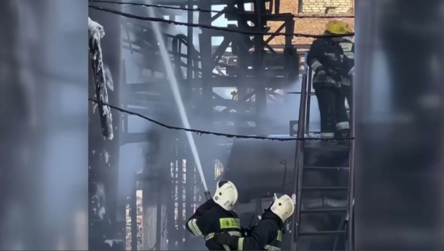 Теміртауда шайыр өңдейтін цех өртенді