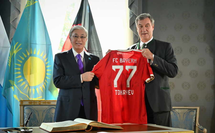 President of Kazakhstan Holds Meeting with Prime Minister of Bavaria Markus Söder