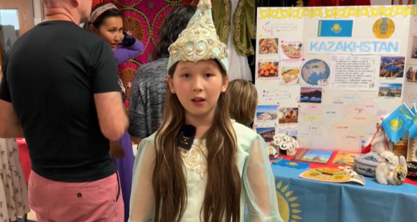 АҚШ-тағы қазақ балалары тұрғындарға төл мәдениетімізді таныстырды