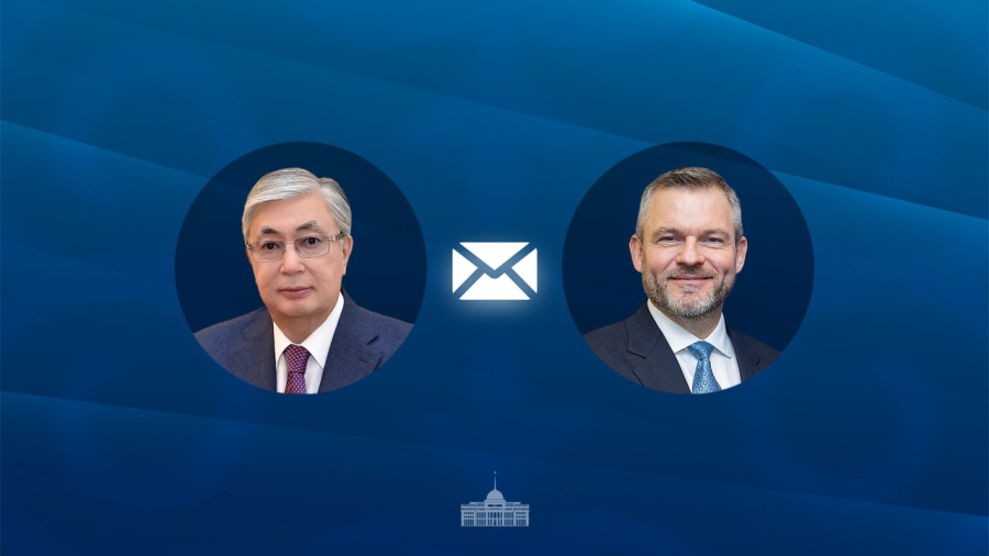Токаев поздравил президента Словакии Петера Пеллегрини с Днем Конституции