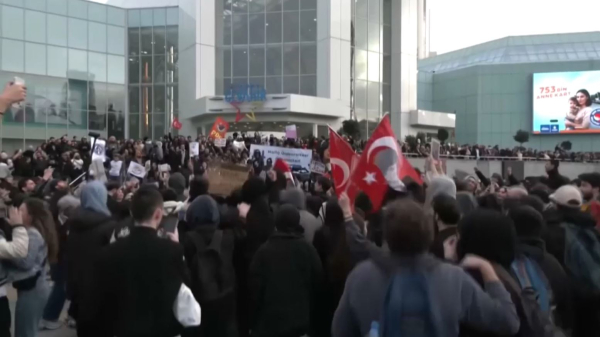 Полиция силой разогнала студенческий митинг в Стамбуле