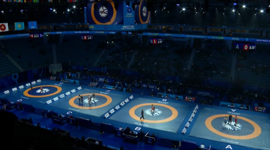 Астанада күрестен әлем чемпионатының үшінші күні өтіп жатыр