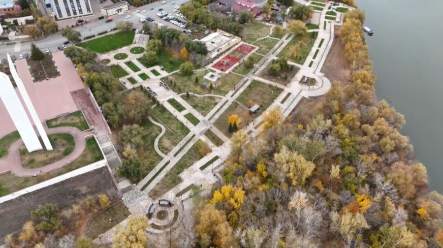 Масштабную реконструкцию набережной завершили в Уральске