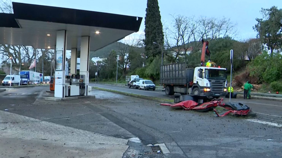 Португалияда дүлей дауыл тұрды