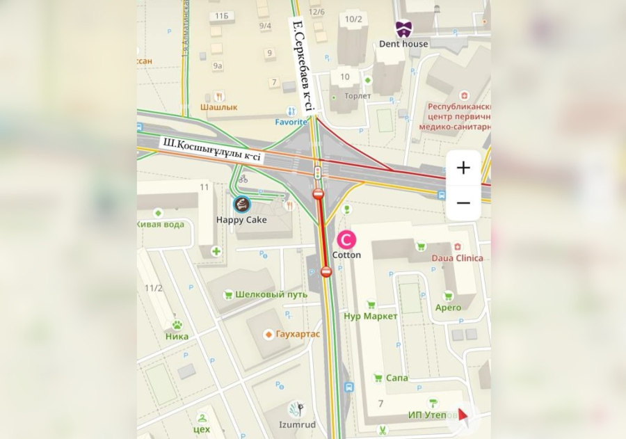 Участок улицы Серкебаева закроют на ремонт в Астане