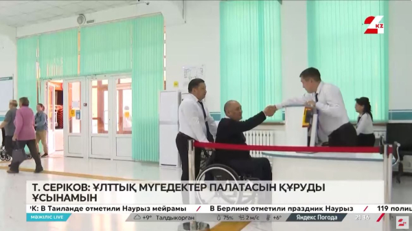 Мәжілісте ұлттық мүгедектер палатасын құру ұсынылды