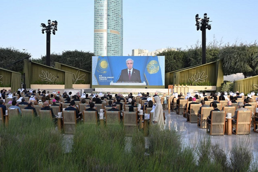 Токаев обратился к участникам церемонии вручения премии Заида «За человеческое братство»