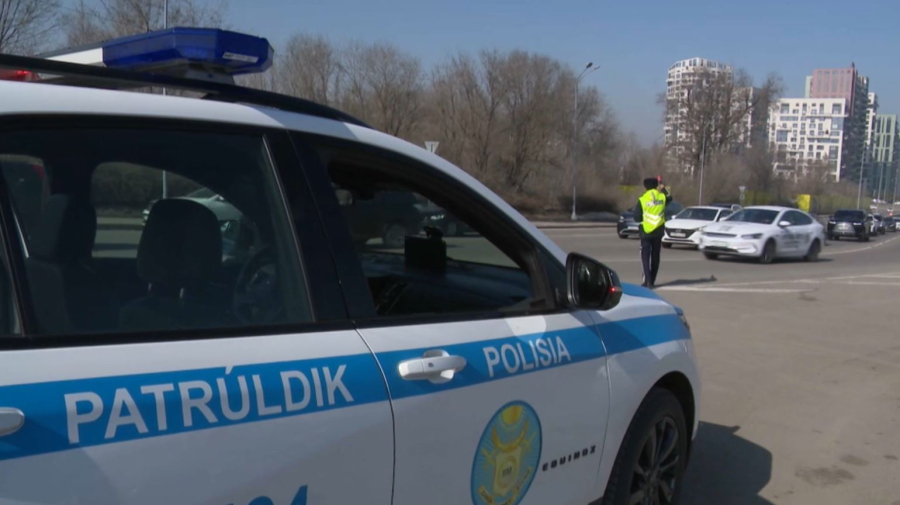 Масштабная акция по безопасности дорожного движения прошла в Алматы